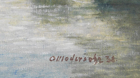 Otto Modersohn - Landschaft mit Weiher - Autre image