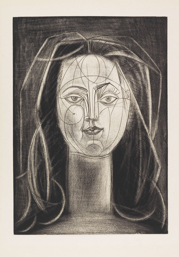 Pablo Picasso - Portrait Francoise au long cou I