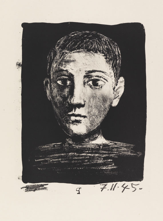 Pablo Picasso - Tête de jeune garçon