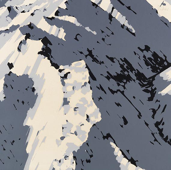 Gerhard Richter - Schweizer Alpen I (A2)