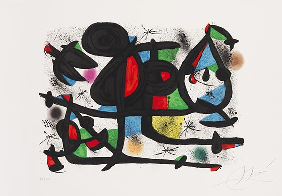 Joan Miró - La Luge des Amants I