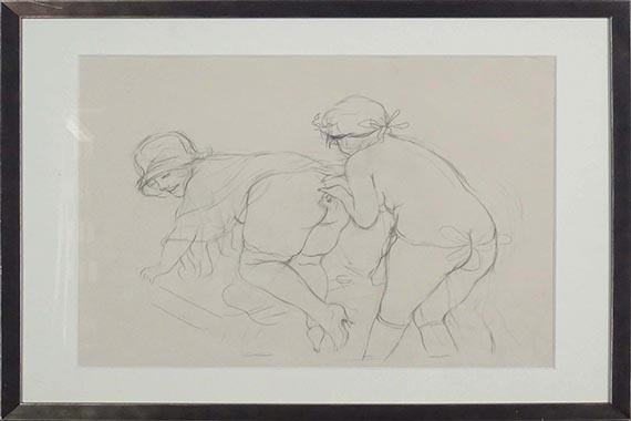 George Grosz - Erotische Szene - Image du cadre