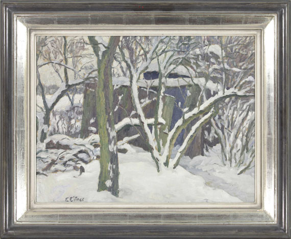 Ernst Eitner - Winter - Image du cadre