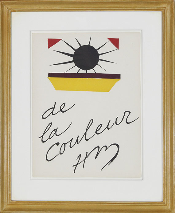 Henri Matisse - De la Couleur - Image du cadre