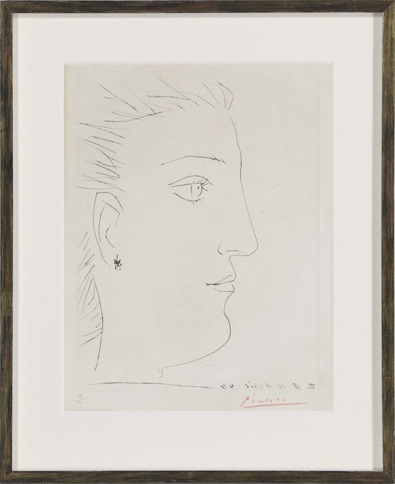 Pablo Picasso - Profil de Femme - Image du cadre