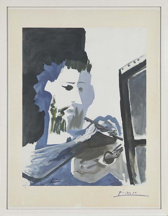 Pablo Picasso - Le Peintre - Image du cadre