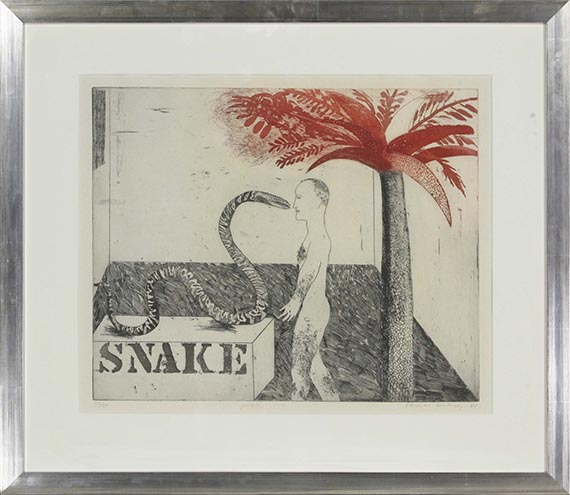 David Hockney - Jungle boy - Image du cadre