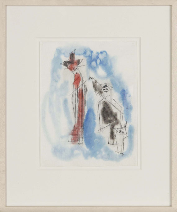 Lyonel Feininger - Three Figures - Image du cadre