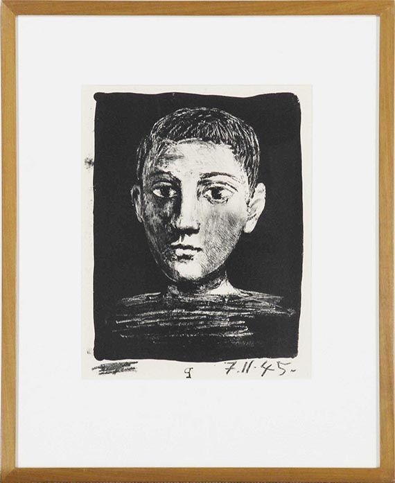 Pablo Picasso - Tête de jeune garçon - Image du cadre