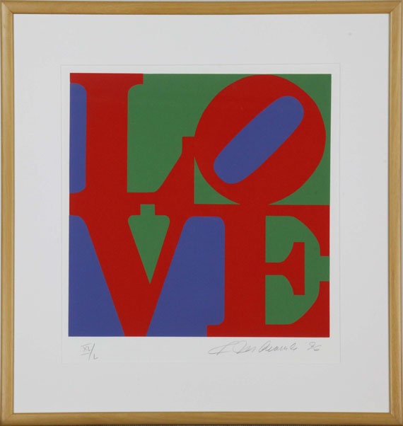 Robert Indiana - Love (The book of Love) - Image du cadre