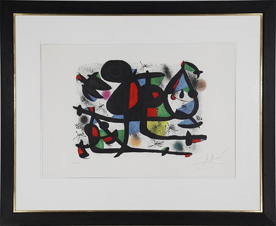 Joan Miró - La Luge des Amants I - Image du cadre