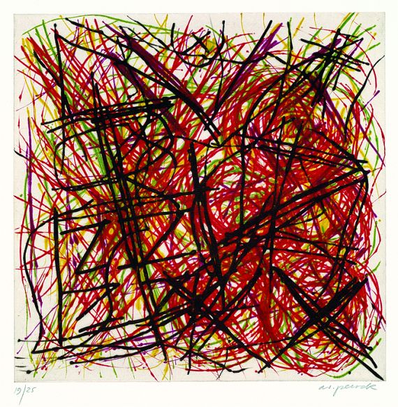 A.R. (d.i. Ralf Winkler) Penck - Abstrakte Komposition