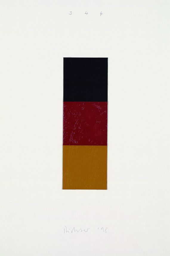 Gerhard Richter - Schwarz - Rot - Gold