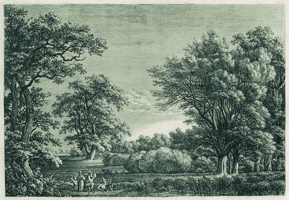 Carl Wilhelm Kolbe - 5 Bll. Landschaften