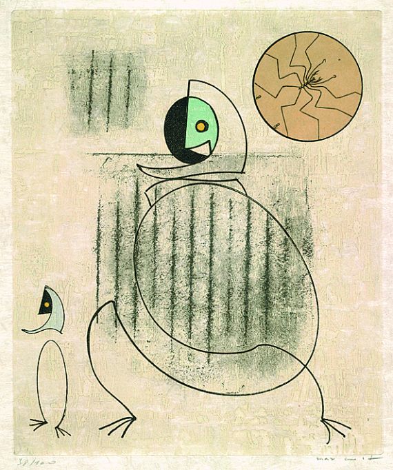 Max Ernst - Oiseaux en peril