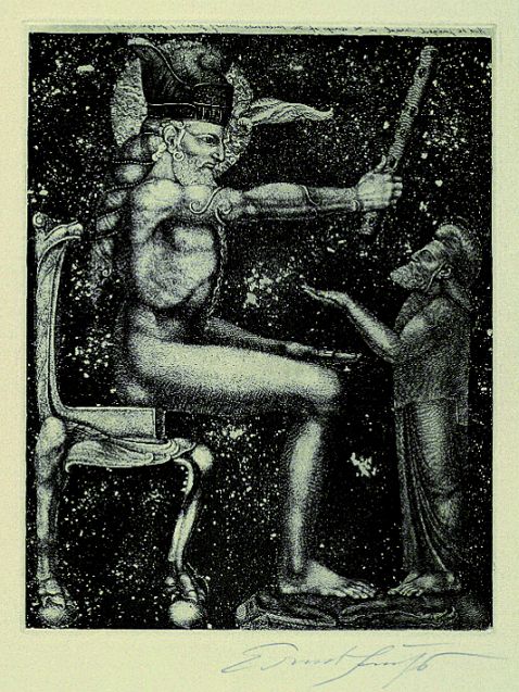 Ernst Fuchs - 10 Bll. aus: Samson