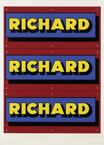 Richard Hamilton - Advertisement