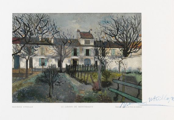 Maurice Utrillo - Le Jardin de Montmagny