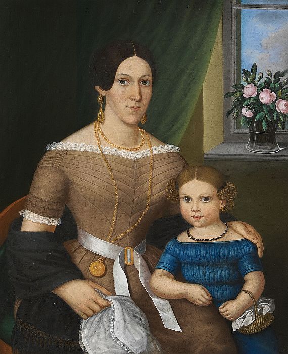  Deutschland - Bildnis einer Dame mit Tochter