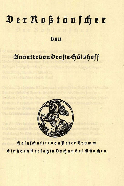   - Konvolut illustr. Bücher Gogol/Hauff/Geissler/Droste-Hülshoff, 4 Tle.