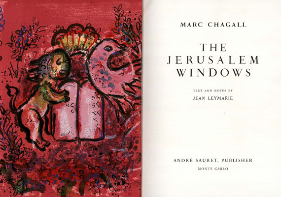 Marc Chagall - Jerusalem windows. 1962