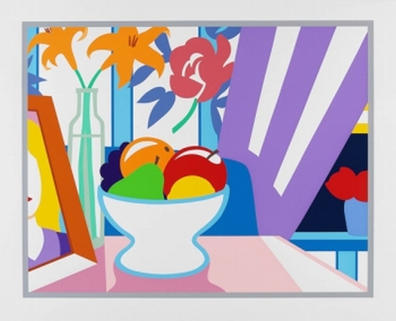 Tom Wesselmann - Still life with lilies and fruit
