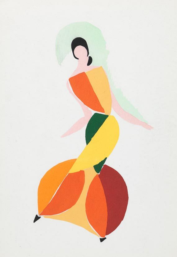 Sonia Delaunay-Terk - J. Damase, Robes Poèmes. 1969. - Autre image