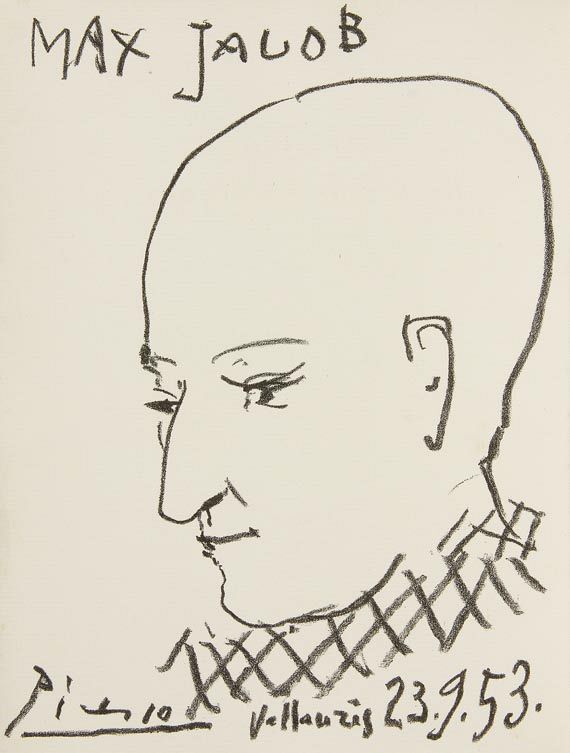 Pablo Picasso - Jacob, M., Chronique des temps héroique. 1956. - Autre image