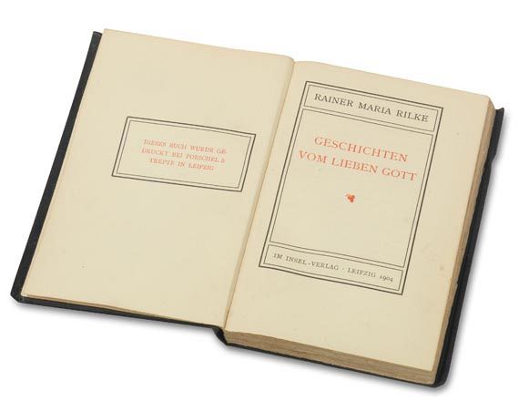 Rainer Maria Rilke - Geschichten vom lieben Gott. 1904.