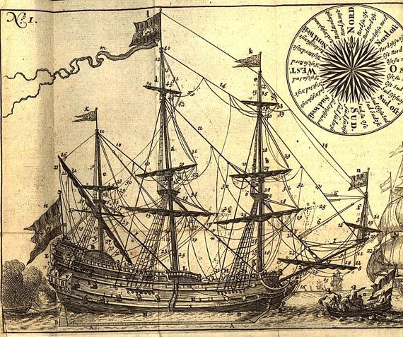 Geöffnete See-Hafen - Der geöfnete See-Hafen. 1702.