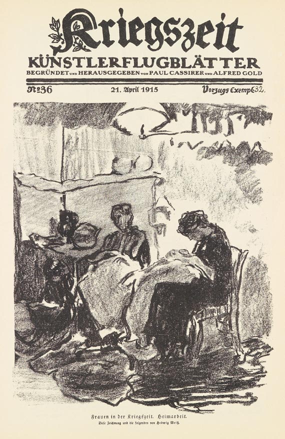   - Kriegszeit Künstlerflugblätter, 1914-1916. - Autre image