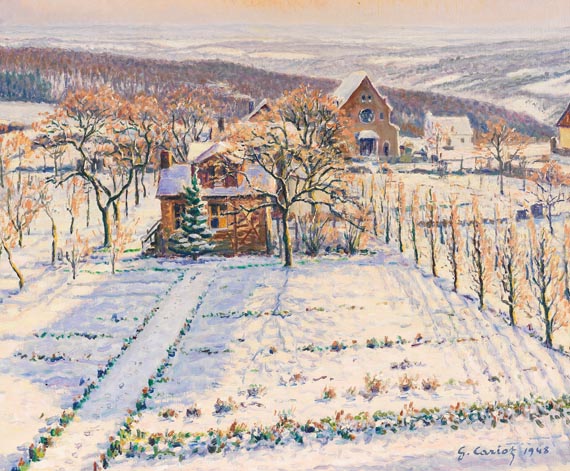 Gustave Cariot - Landschaft im Winter