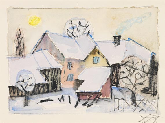 Otto Dix - Dorf im Schnee