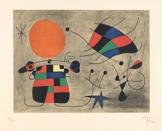Joan Miró - Le sourire aux ailes flamboyantes (Das Lächeln mit flammenden Flügeln)