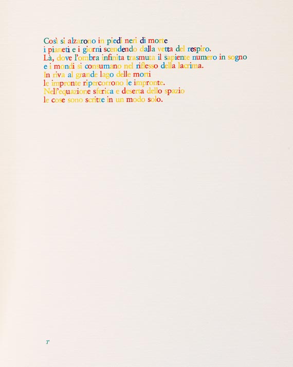 Claudio Parmiggiani - Poesie dipinte, 1981