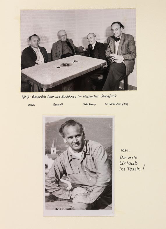 Kurt Desch - Verlag Kurt Desch, Fotomappe. 1954.