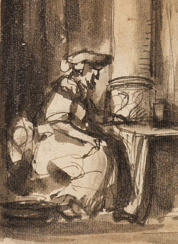 Harmensz. Rembrandt van Rijn - 2 Blätter: Nachfolge - Figürliche Darstellungen - Autre image