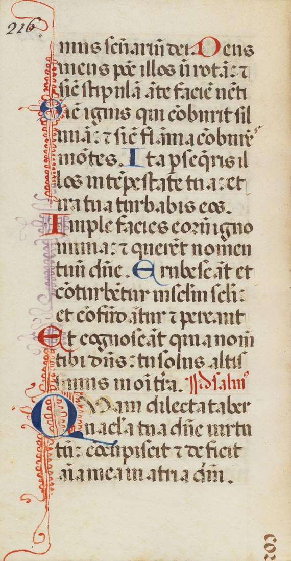  Manuskripte - Psalterium. Um 1500. - Autre image