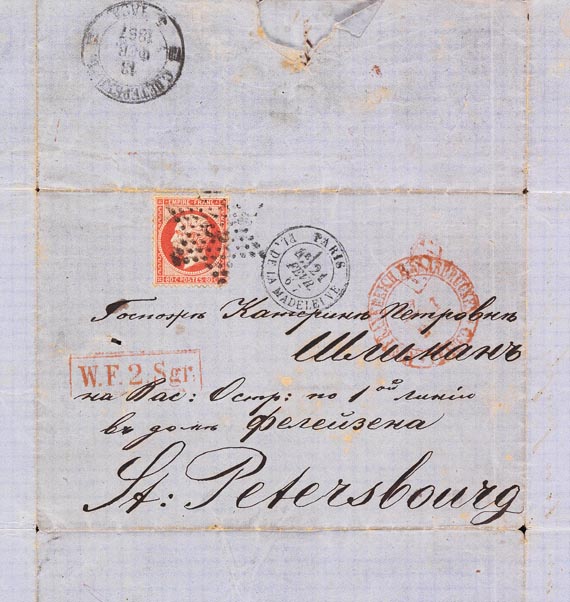 Heinrich Schliemann - Eigh. Brief an seine  Frau Katharina (20. Febr. 1867) - Autre image