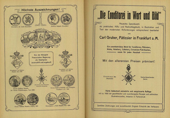 Carl Gruber - Die Conditorei in Wort und Bild. 1897