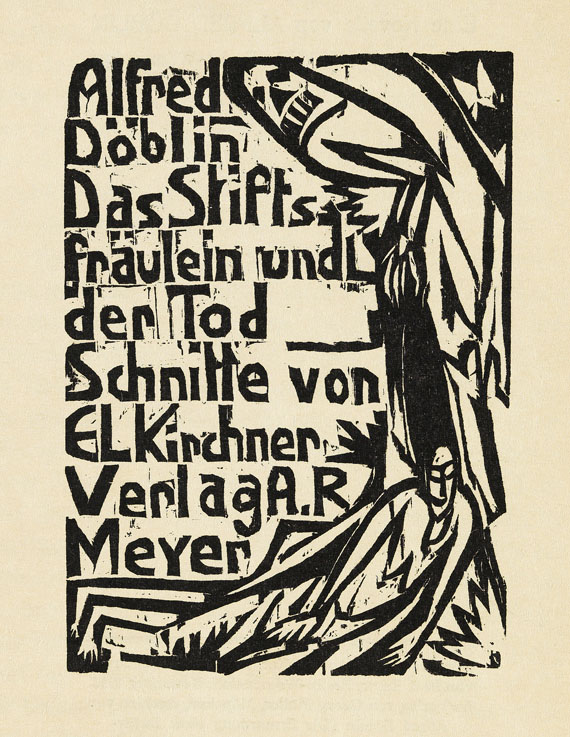 Ernst Ludwig Kirchner - Das Stiftsfräulein und der Tod. Eine Novelle von Alfred Döblin