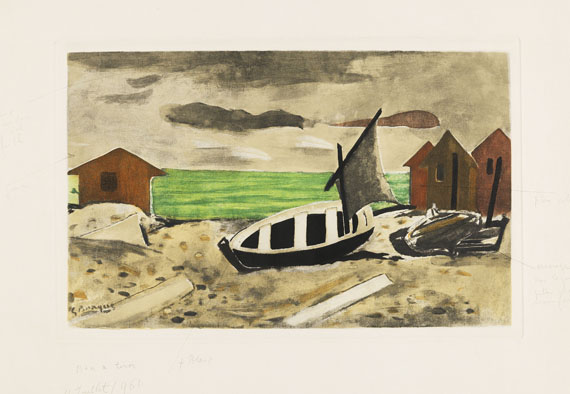 Georges Braque - Barque sur la plage