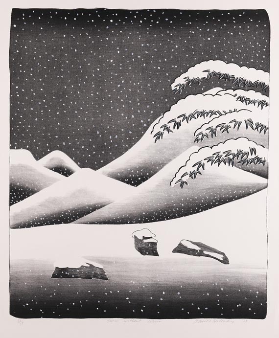 David Hockney - Snow without colour