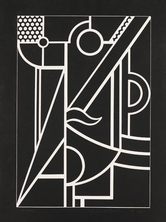 Roy Lichtenstein - Modern head # 3