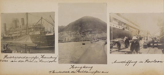  Reisefotografie - Reisefotografie Hongkong/China, 3 Alben. 1900-03 und 1935-37. - Autre image