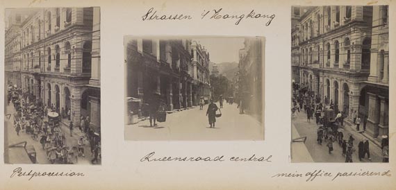  Reisefotografie - Reisefotografie Hongkong/China, 3 Alben. 1900-03 und 1935-37. - Autre image