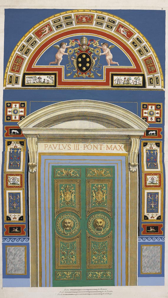 Raffaello Sanzio genannt Raffael - Loggie di Rafale nel Vaticano. 1772-77. - Autre image