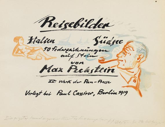 Hermann Max Pechstein - Reisebilder. Italien - Südsee - Autre image