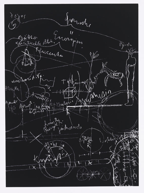 Joseph Beuys - 3 Blätter: Tafel I, II und III - Autre image
