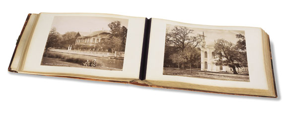 Reisefotographie Album Berggren - Fotoalbum Berggren. Um 1870.